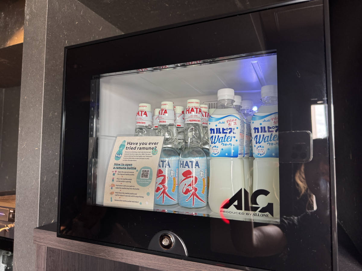 ソフトドリンクも楽しめる